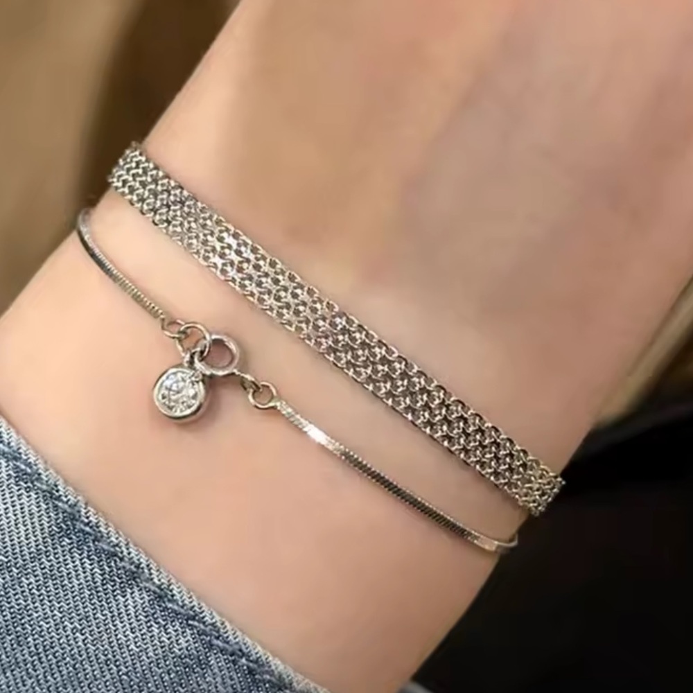 Silver Chain Bracelet - Picture 2 of 2